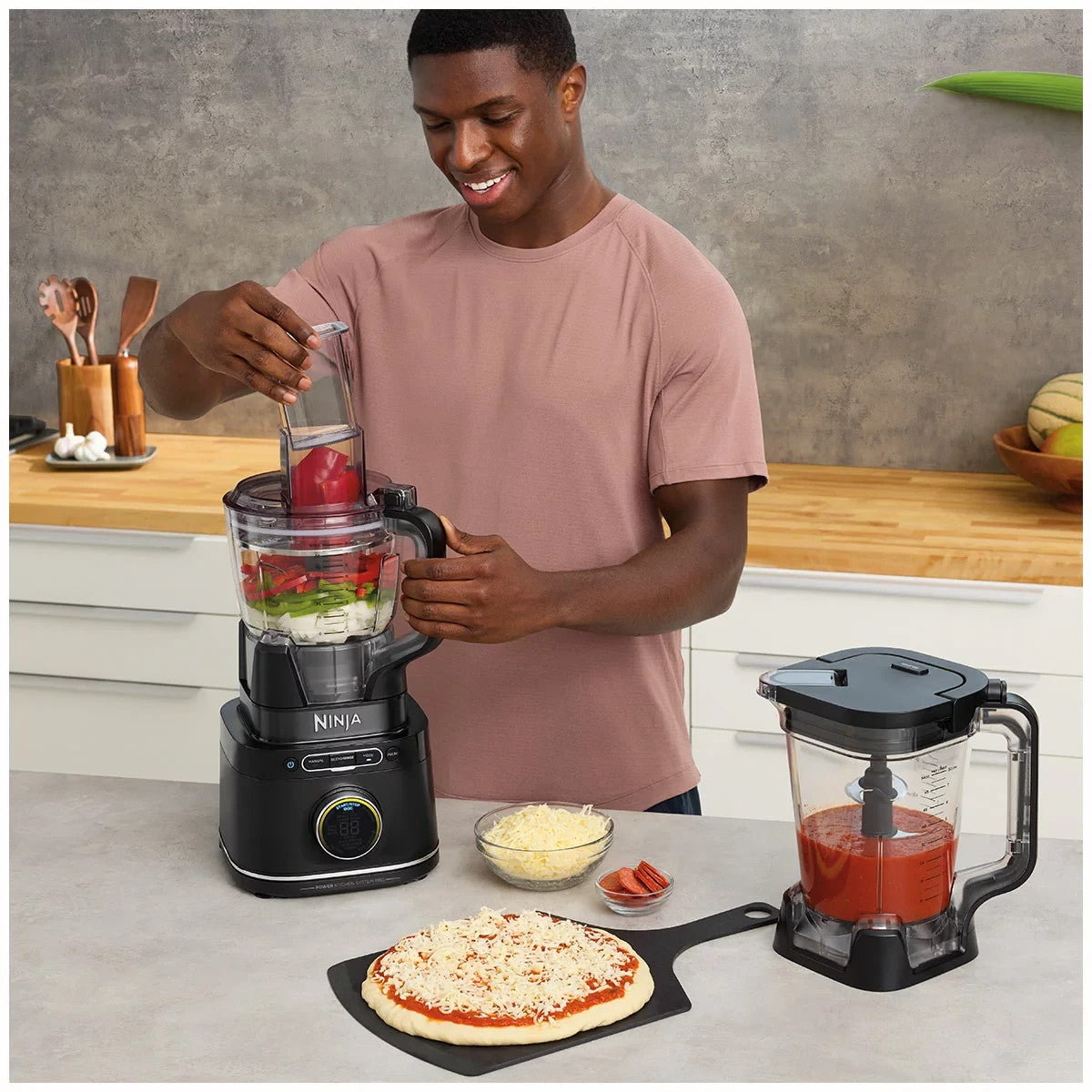 Ninja Detect Kitchen System Power Blender and Processor Pro TB401