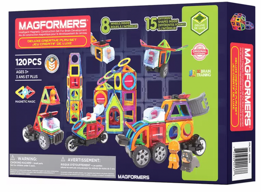 Magformers Super Deluxe Creative Play Set 120 Piece