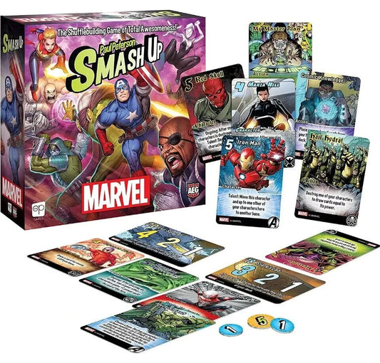 Paul Peterson Smash Up Marvel The Game • Card Game • 2-4 players • Board Game