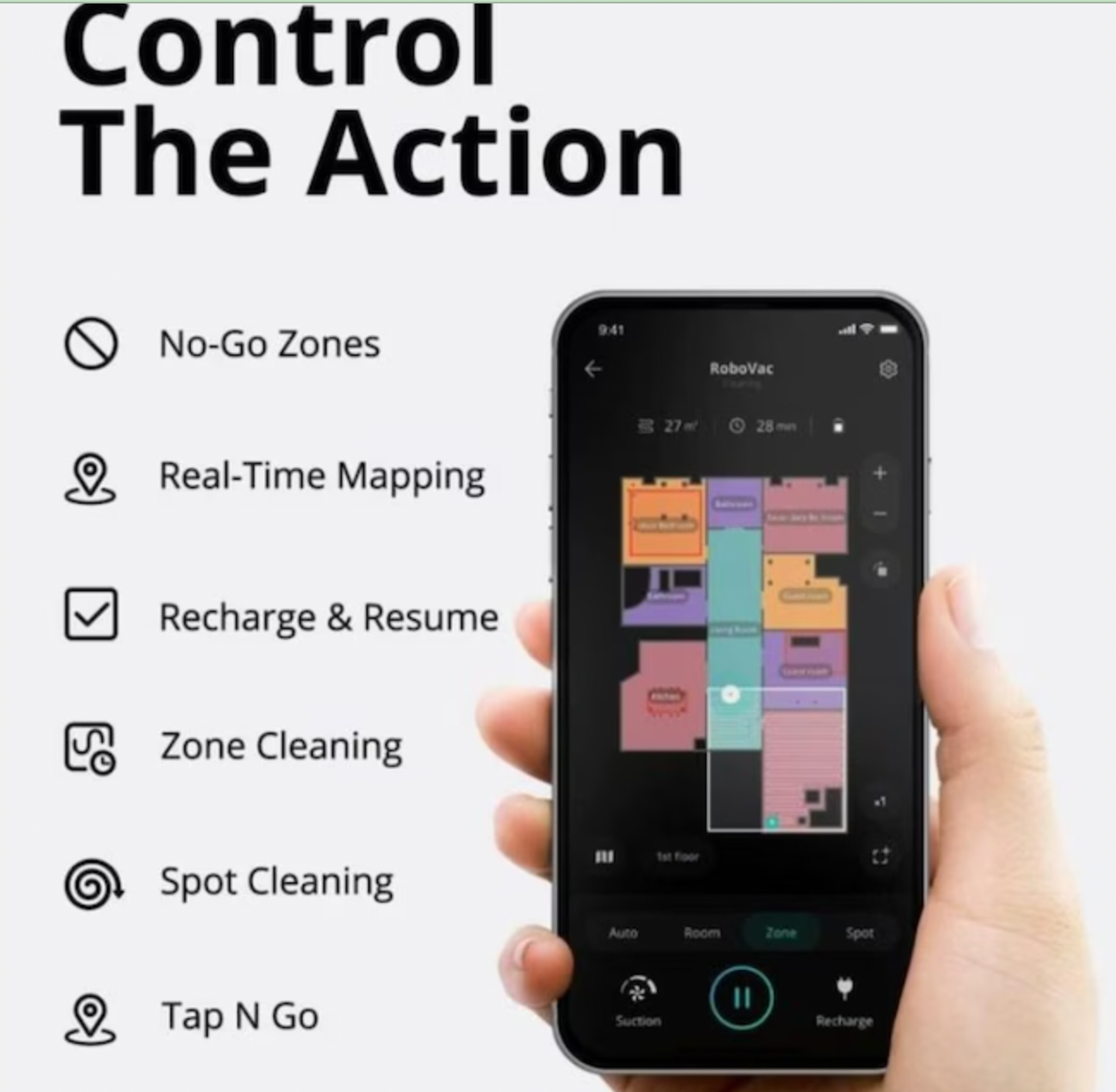 Eufy RoboVac X8 WiFi Twin-Turbine Robot Vacuum with Laser Lidar Mapping