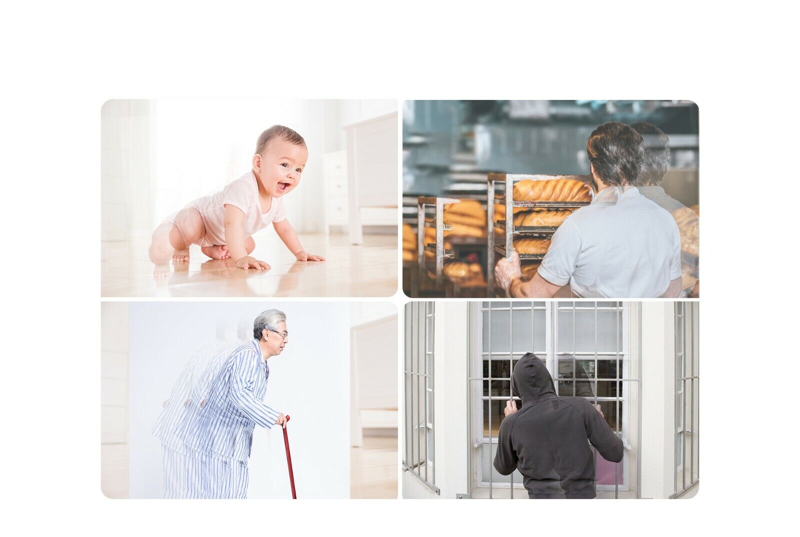 Tenda CP3 Full HD Security WI-FI Camera Night Vision Pan Tilt Baby Pet