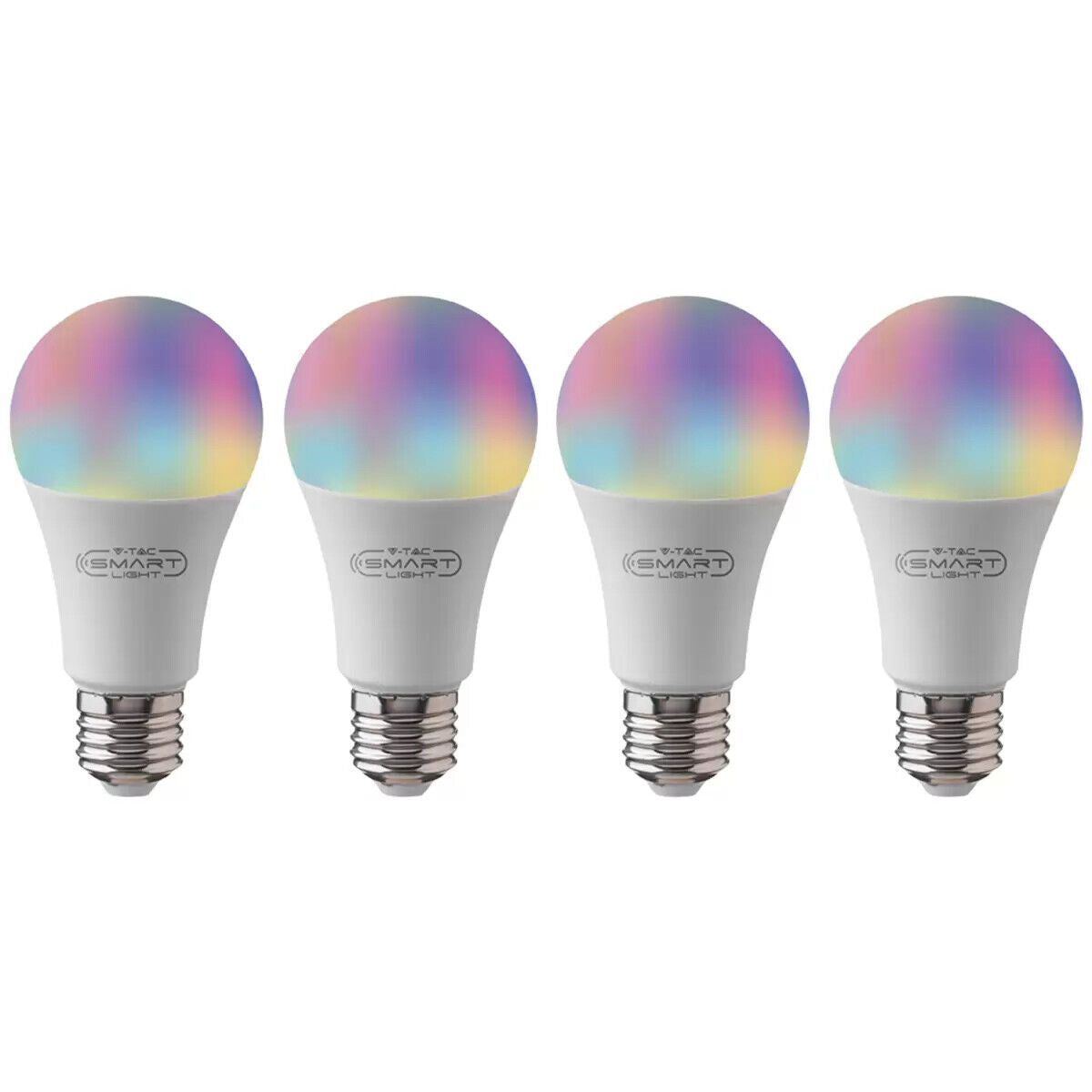 [RCM]4x V-TAC 10W LED RGB Smart Light Bulbs E27 WIFI Google Home AMAZON Alexa