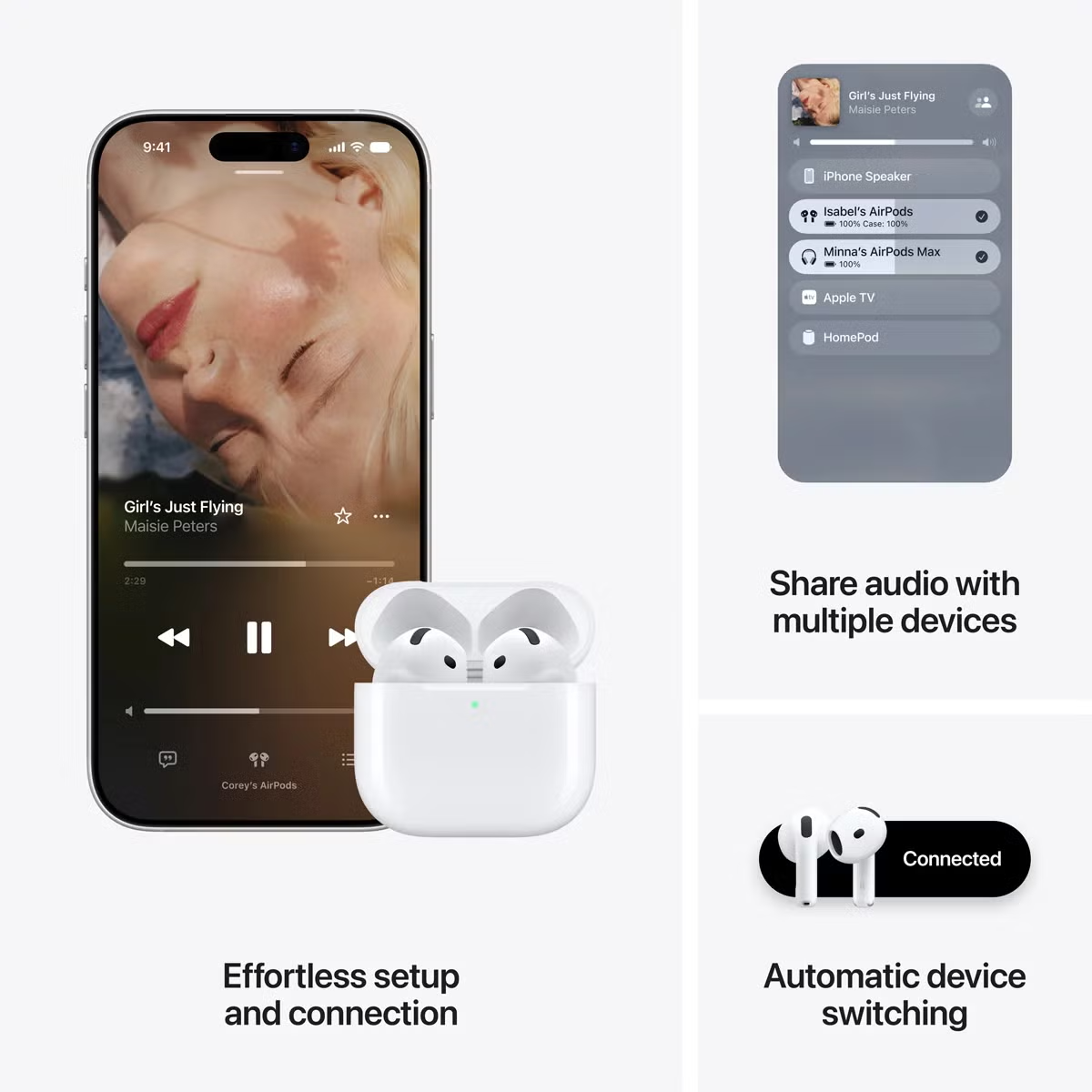 Apple AirPods 5 ANC ACTIVE NOISE CANCELLATION + Wireless Charging Case MKFT4X/A