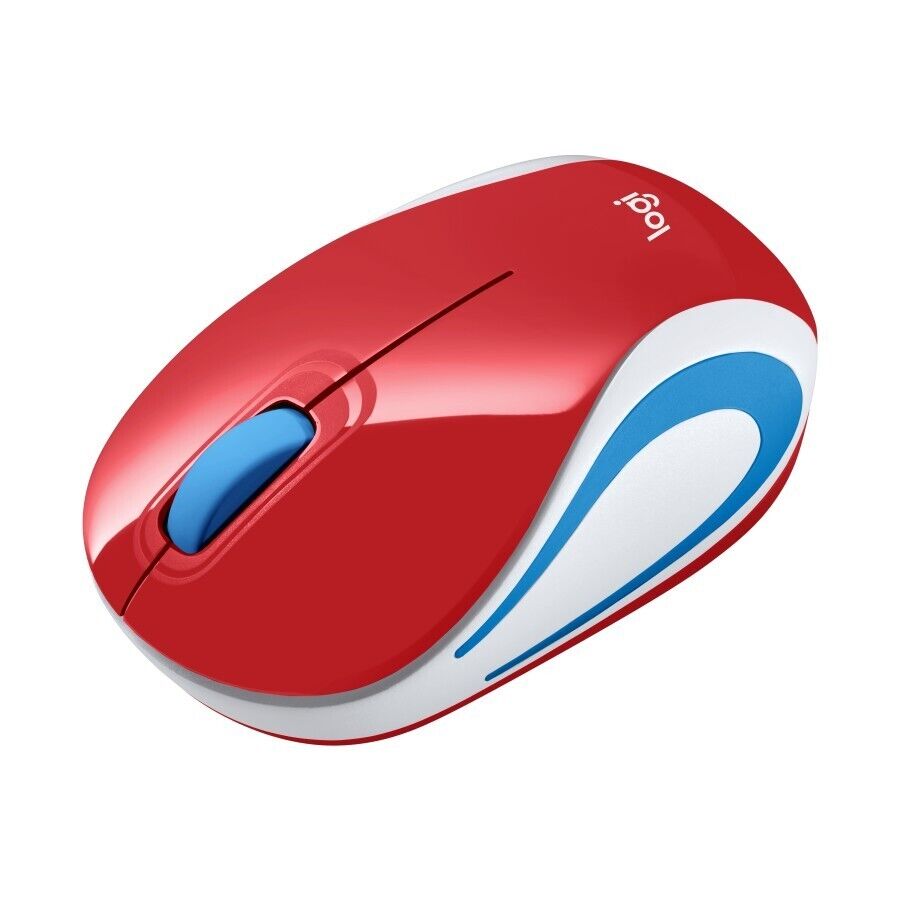 Brand New Logitech Wireless Mini Mouse M187 Red