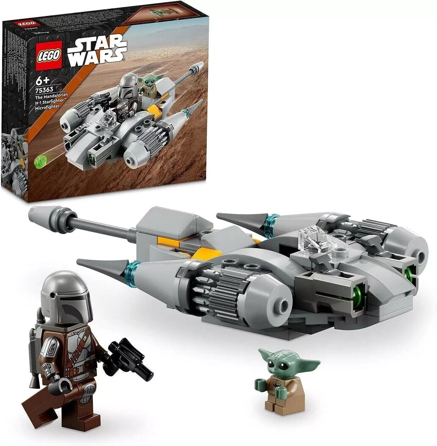LEGO® Star Wars™ 75363 The Mandalorian’s N-1 Starfighter™ Microfighter Yoda