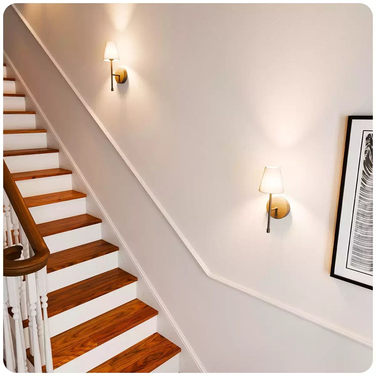 Globe LED Wall Sconce Wireless Light 2 Pack 2700K Colour Temperature