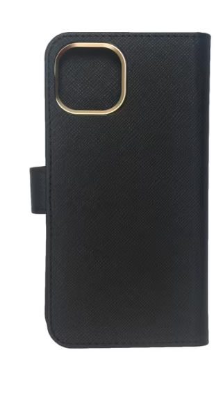2 in 1 Wallet & Snap on Phone Case for iPhone 14 Plus, 5G Black Colour