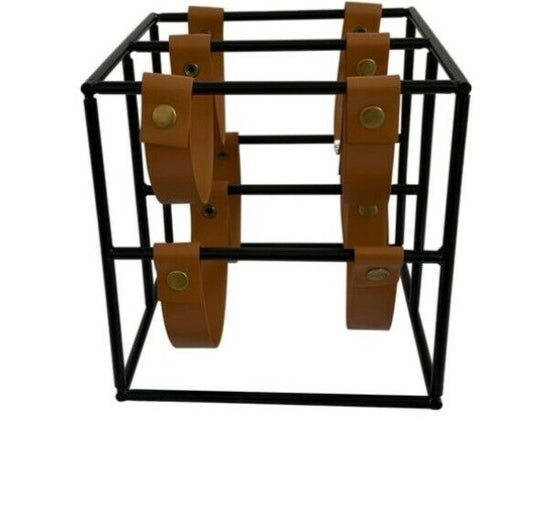 Kit Out Classic Black 23cm Wine Rack Assemble in 30 mins Brand New