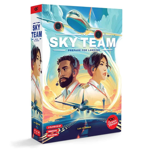 Sky Team Board Game Single or cooperative two player 1-2 pilot co-pilot