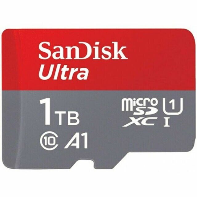 SanDisk Ultra 1TB Micro SD SDXC Card 120MB/S Mobile Tablet Memory Card Full HD