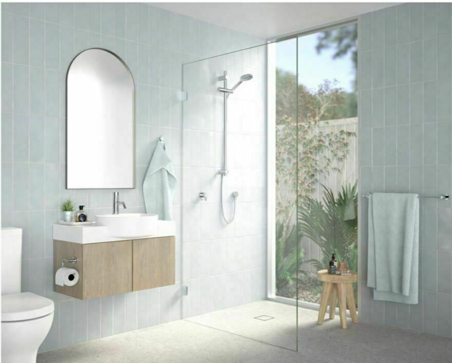 Clark Bathroom Renovation in a Box 6 pcs Set Chrome Tap Mixer Shower Towel Rail