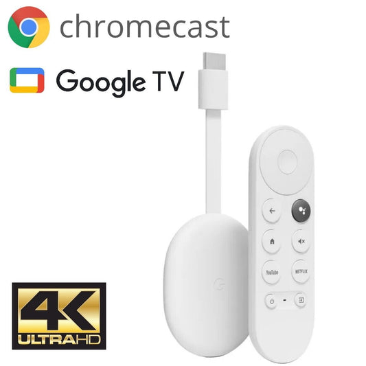 Google Chromecast with Google TV 4K Snow White