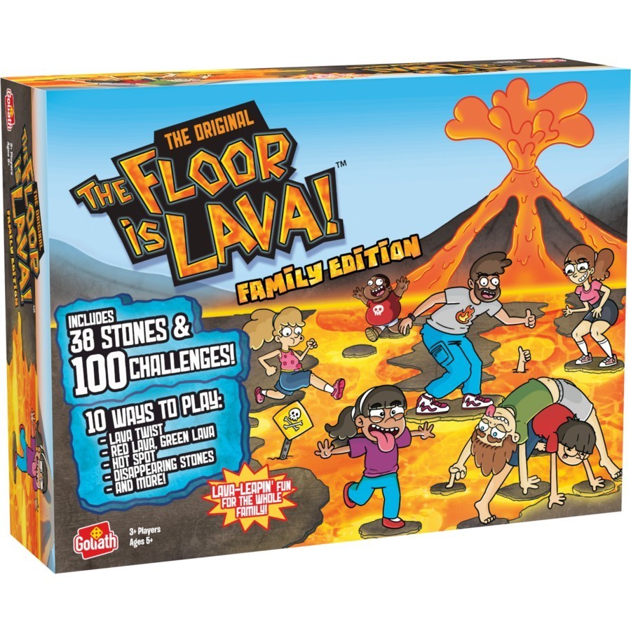 The Original The Floor Is Lava Board Game Family Edition Brand New AU Stock