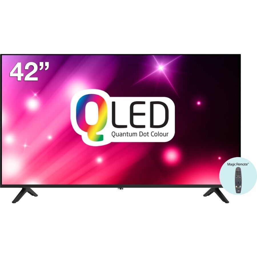JVC 42" Smart QLED Full HD 1080p TV Q LED WebOS Hub Bluetooth Magic Remote