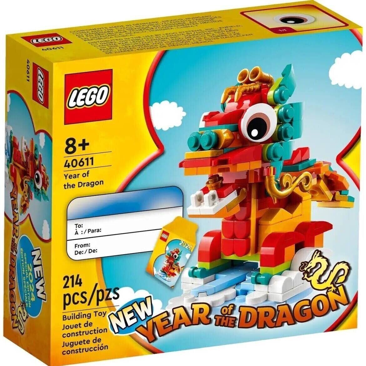 LEGO Seasonal (40611) Year of the Dragon Chinese Zodiac CNY Lunar New Year 2024