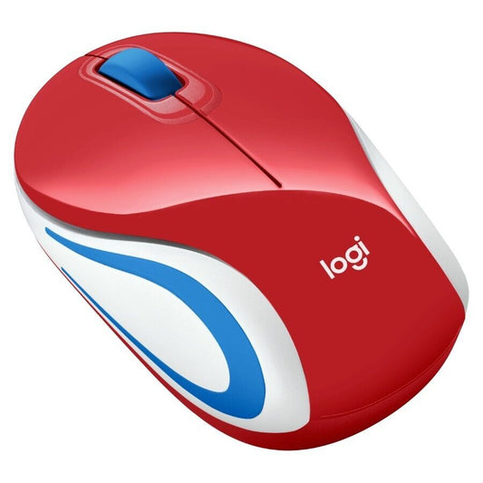 Brand New Logitech Wireless Mini Mouse M187 Red