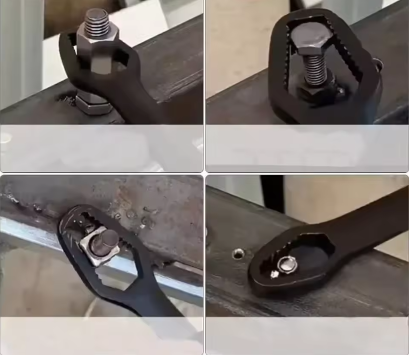 3/2/1Pcs Universal Double Ended Wrench, Self-Tightening 3-17mm Screw Nuts Repair