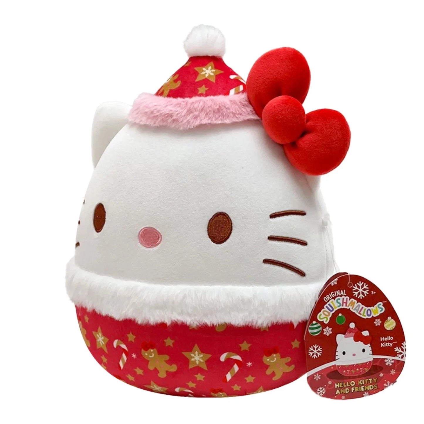 Squishmallows Hello Kitty and Friends Christmas Treats Hello Kitty 8 inch Plush