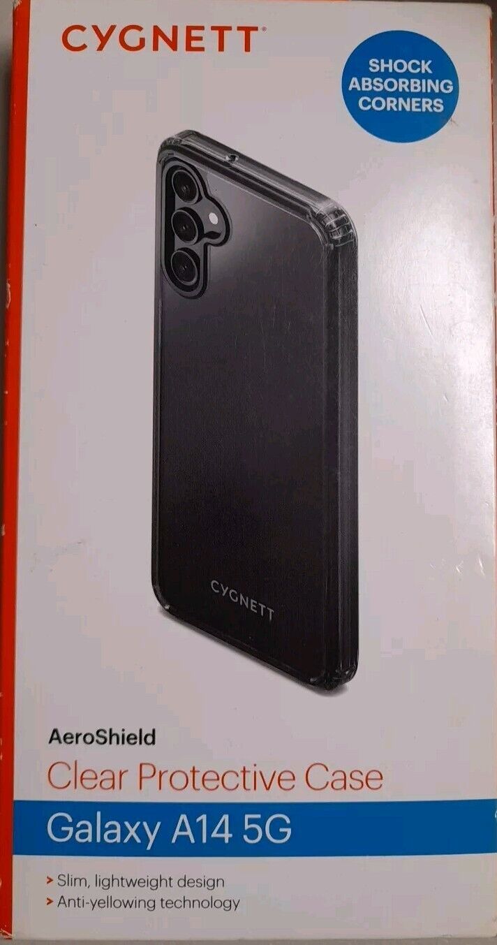 Cygnett AeroShield Clear Protective Case For Samsung Galaxy A14 5G Clear