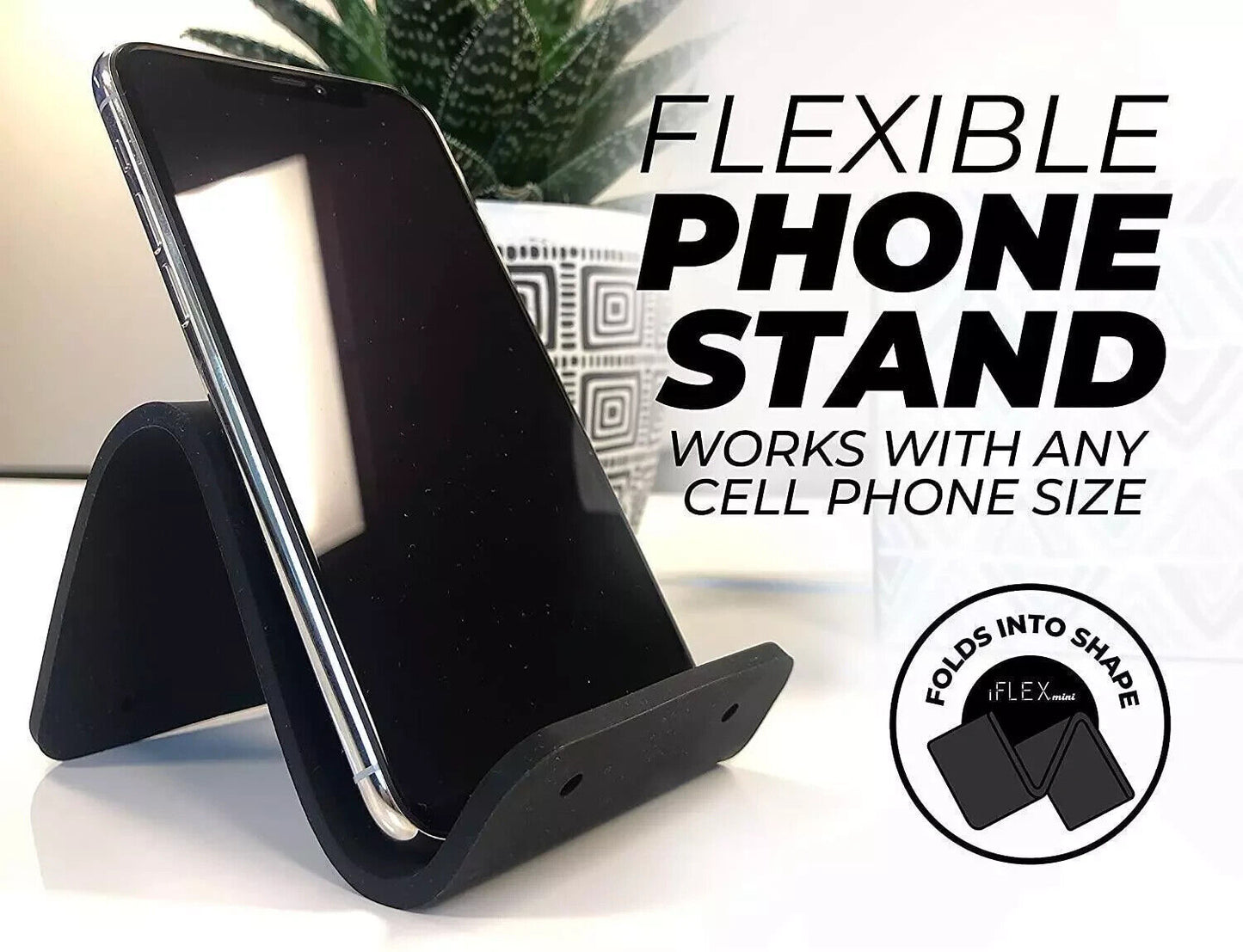 iFLEX Mini Flexible Mobile Phone Tablet Stand Holder BEND FOLD FLEX IT Non-Slip