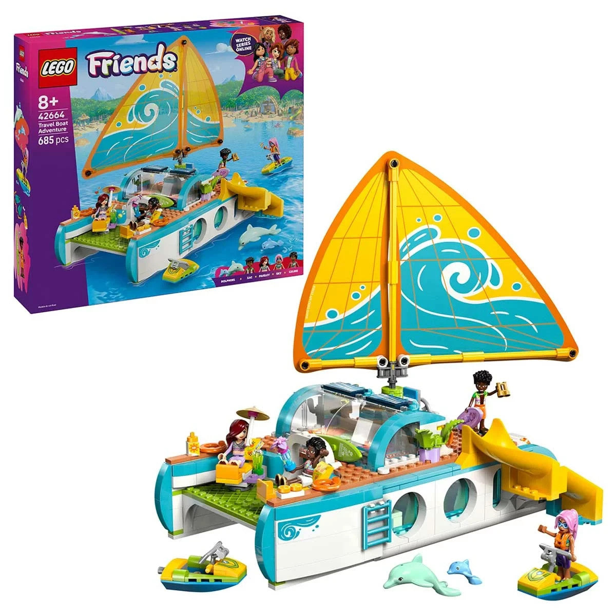 LEGO 42664 Friends - Travel Boat Adventure NEW