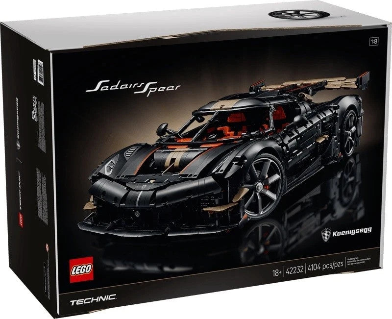 LEGO TECHNIC 42232 Koenigsegg Sadair's Spear Megacar BRAND NEW