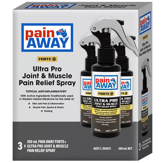 Pain Away Forte+ Joint And Muscle Spray 3 x 100ml