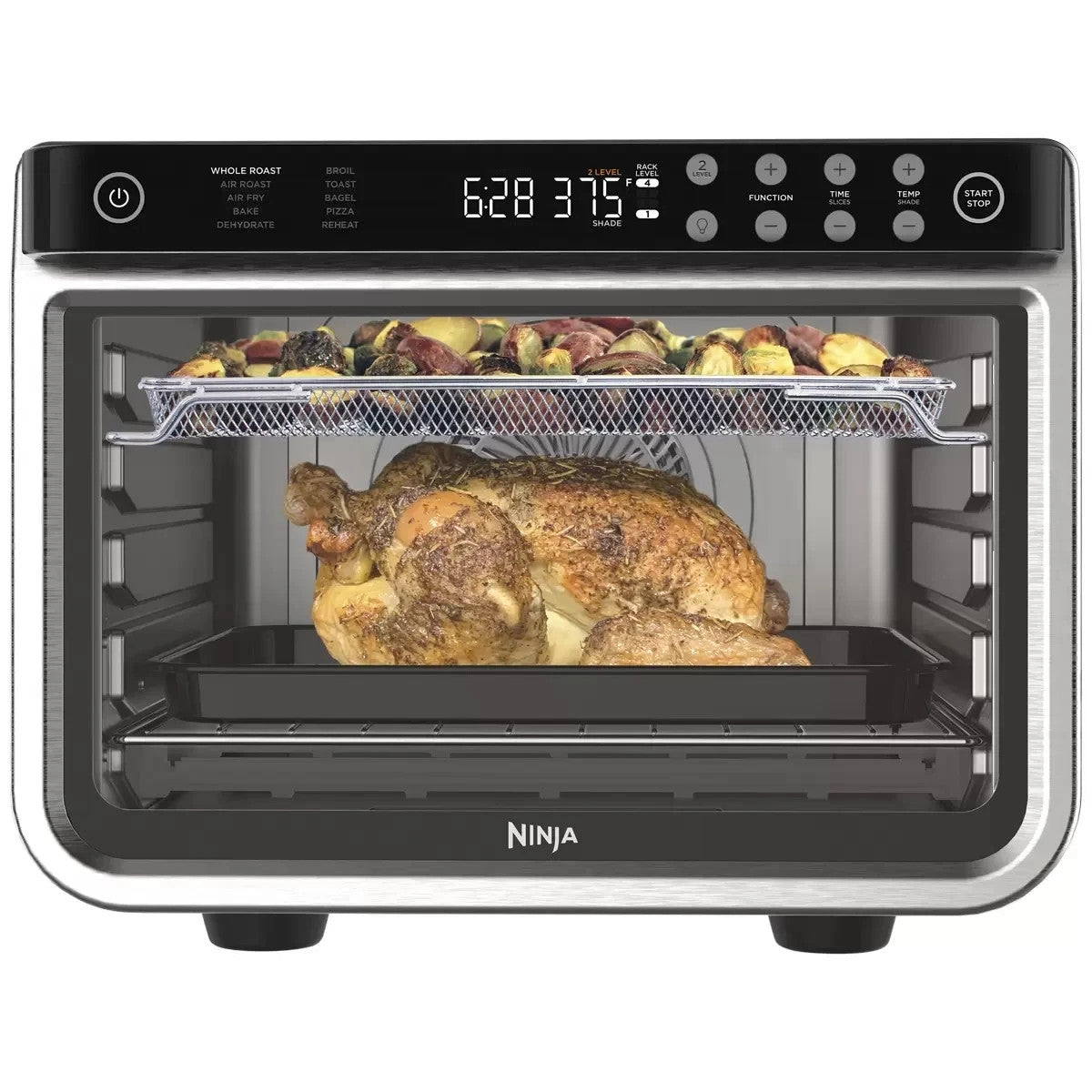 Ninja Foodi 8-in-1 Pro Air Fry Oven Extra Large Black/Grey DT200 - Free Shipping