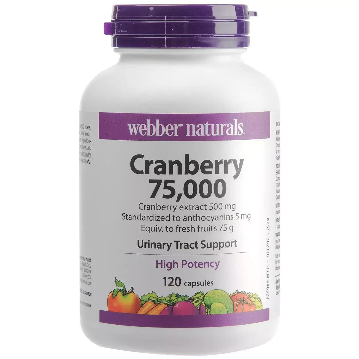 Webber Naturals Cranberry Extract 500mg 120 Capsule