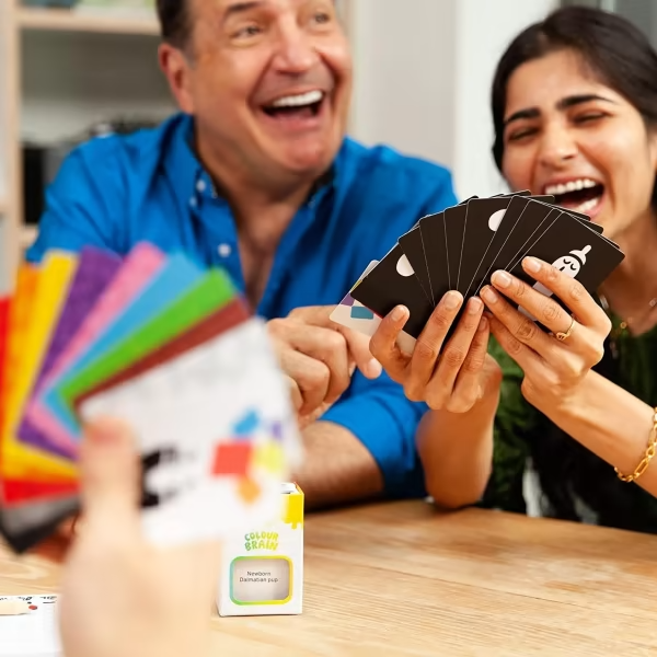 Colour Brain Crafty questions. Colourful answers.2-20 players Age 12+