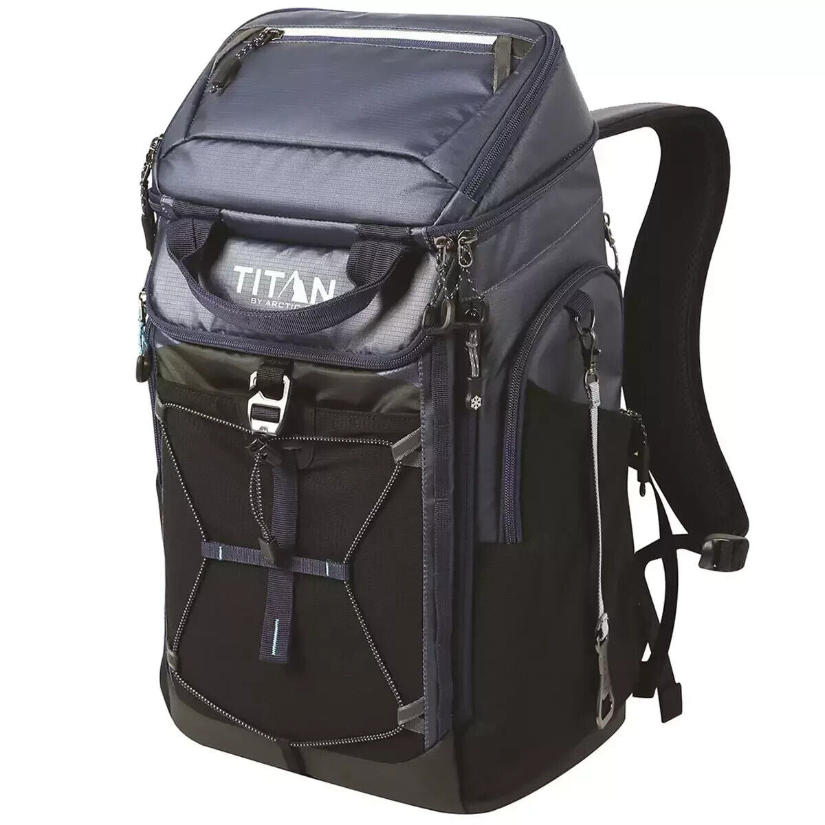 Titan by Arctic Zone 26 Can Backpack Cooler Navy