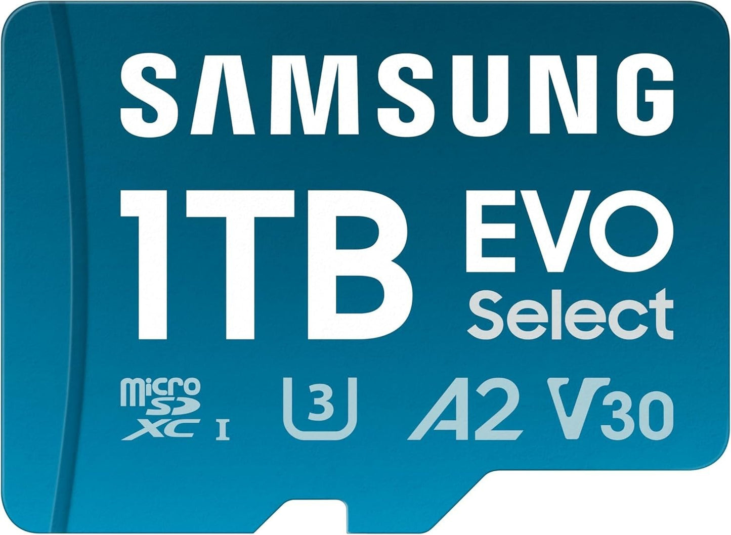 Samsung 1TB EVO Select Plus microSD Card A2 V30 U3 160MB/s + Adapter