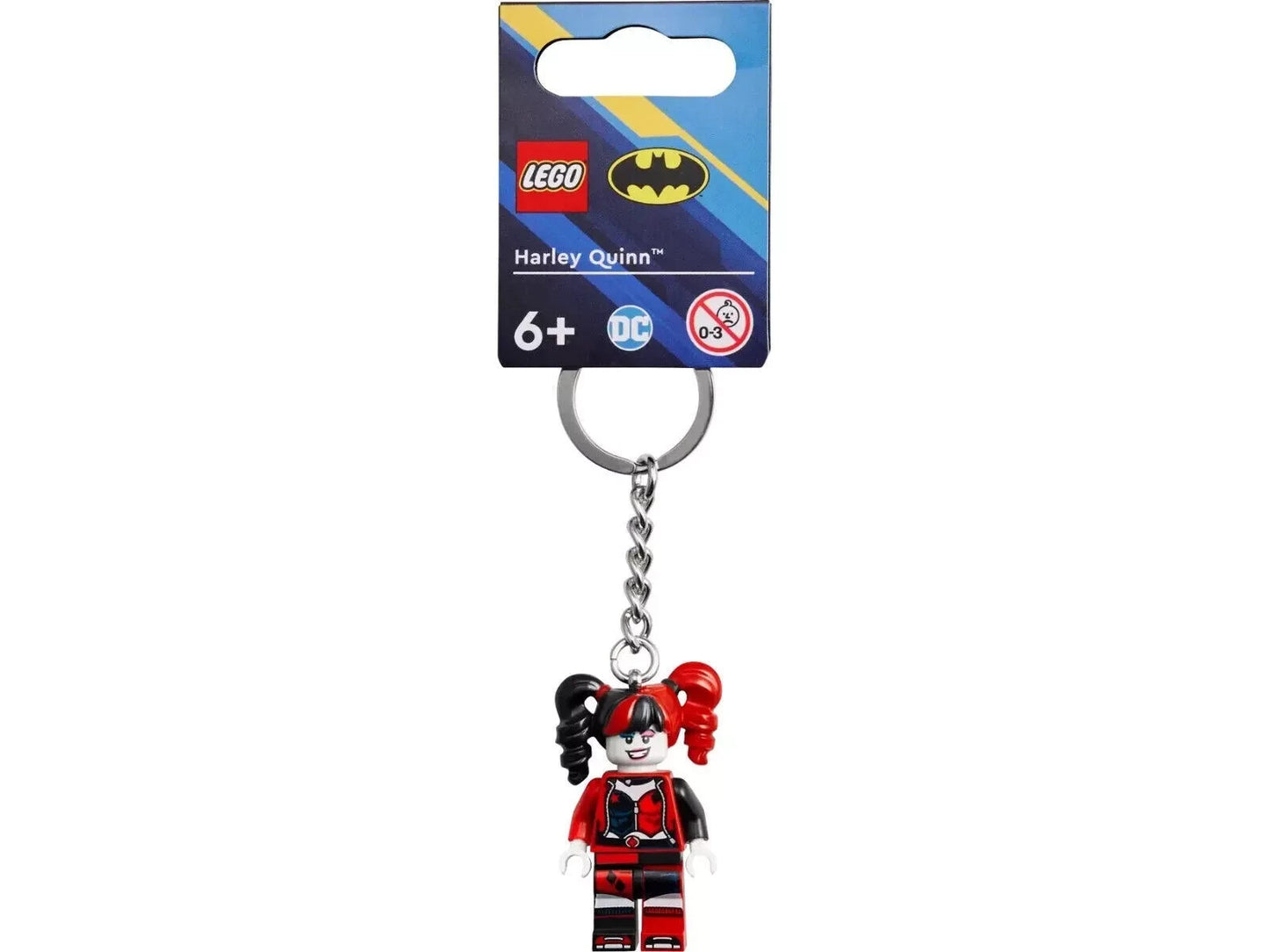 LEGO 854238 DC Comics Harley Quinn Super Heroes Keychain Minifigure Keyring NEW