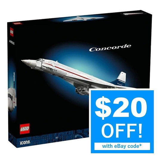 LEGO Icons 10318 Airbus Concorde Brand New And Sealed
