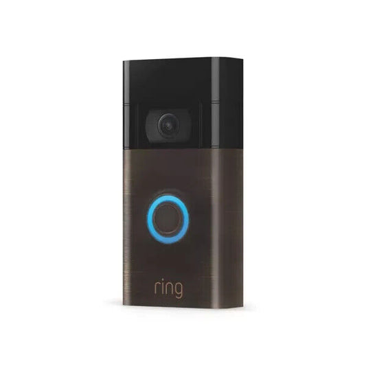 Ring Video Doorbell Second Generation Wi-Fi 1080p HD Camera Motion Detection