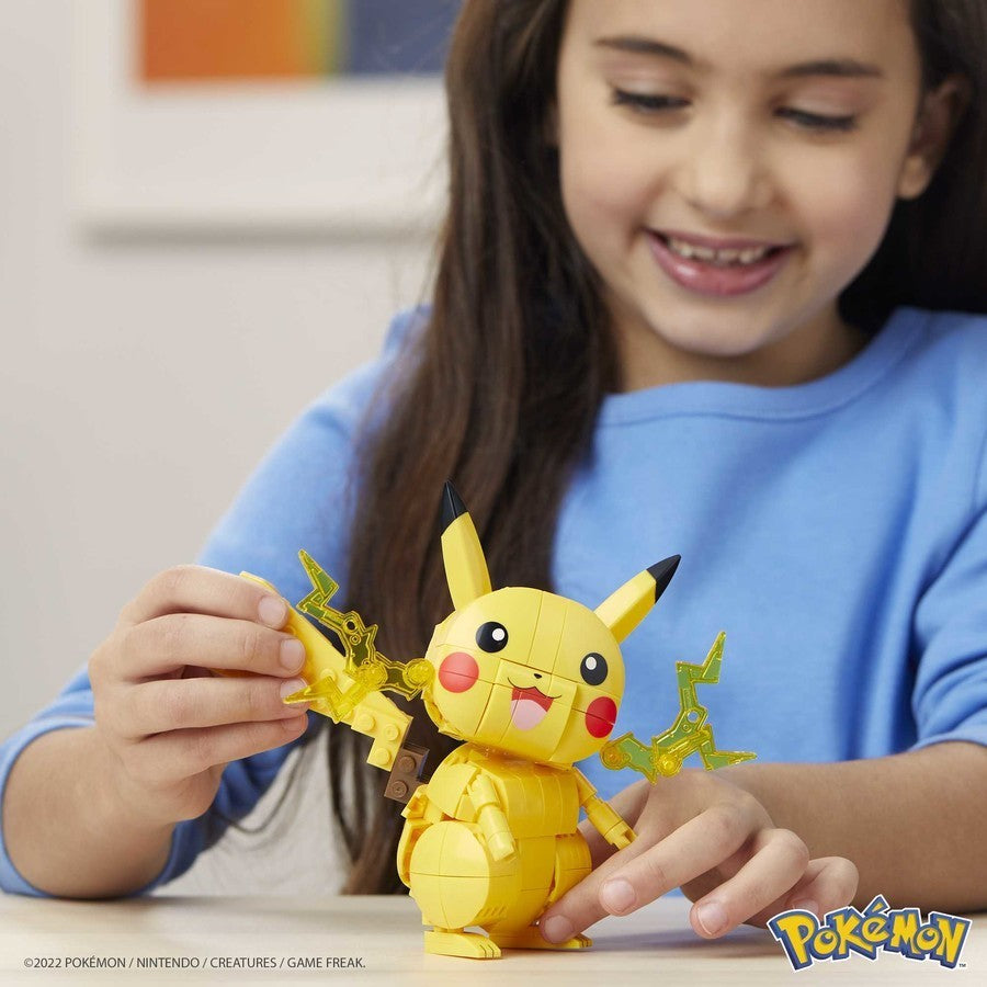 MEGA Pokémon Pikachu Building Set With 211 Pieces Poseable Limbs New Pokemon