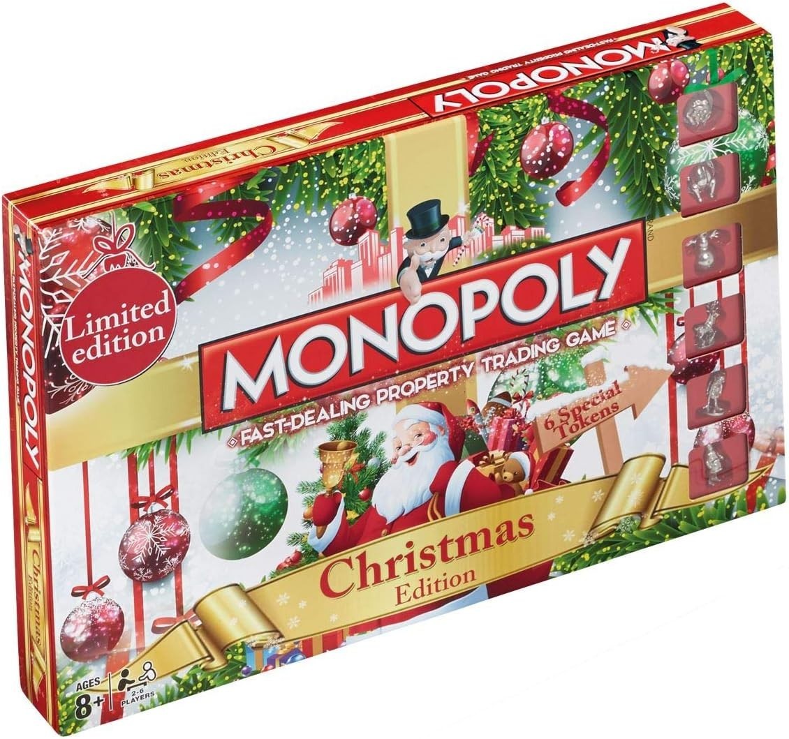 Christmas Monopoly Official Limited Special Edition Festive Family Board Game