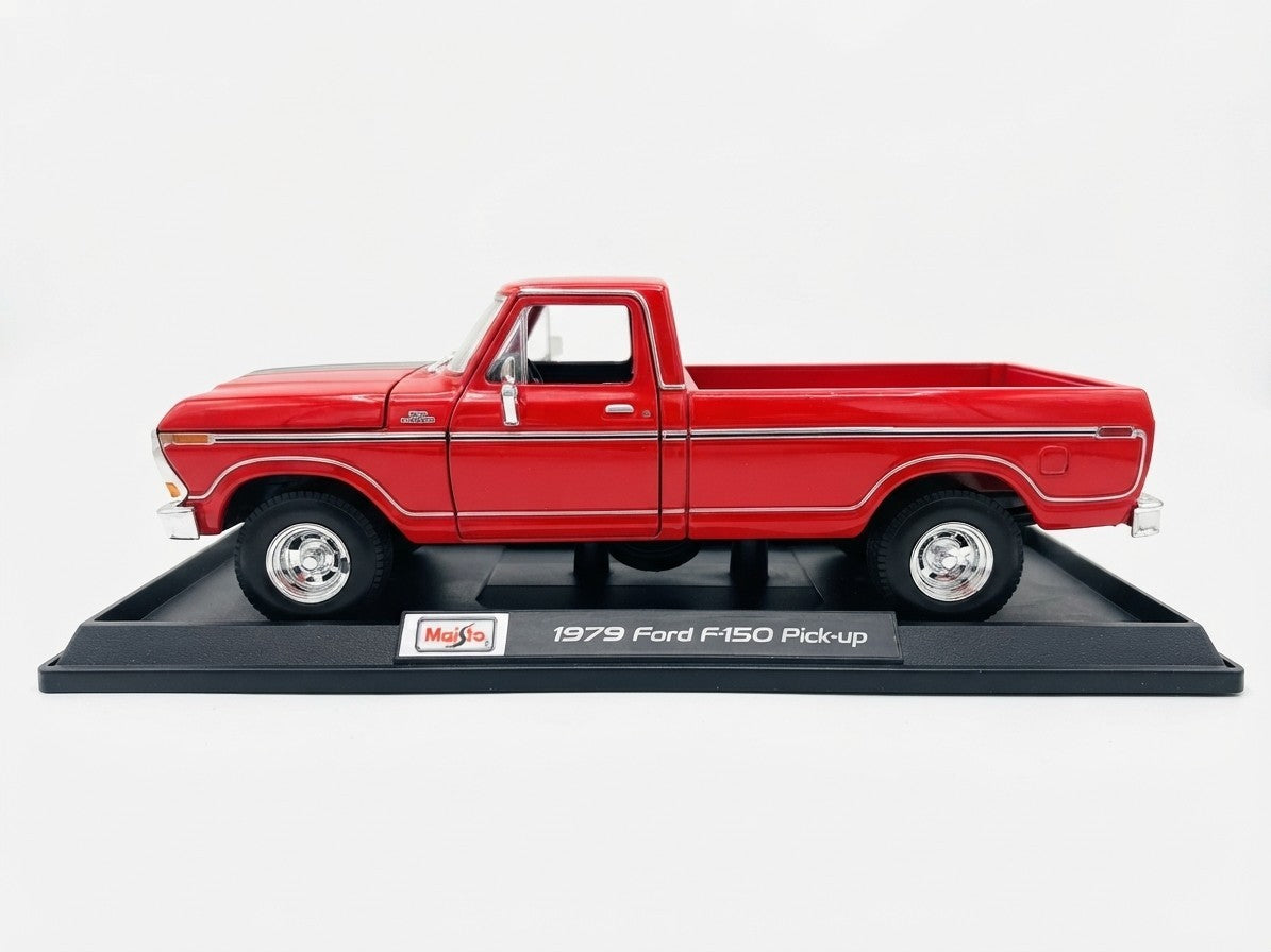 Maisto 1:18 Diecast Special Edition Car – 1979 Ford F150 Pickup Truck (Red)