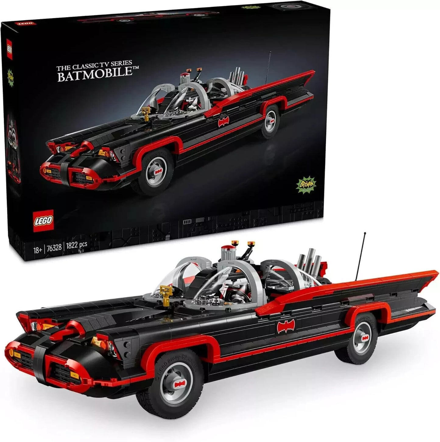 LEGO® DC Batman: The Classic TV Series Batmobile™ 76328 Set 1822pcs Age 18+ Toys