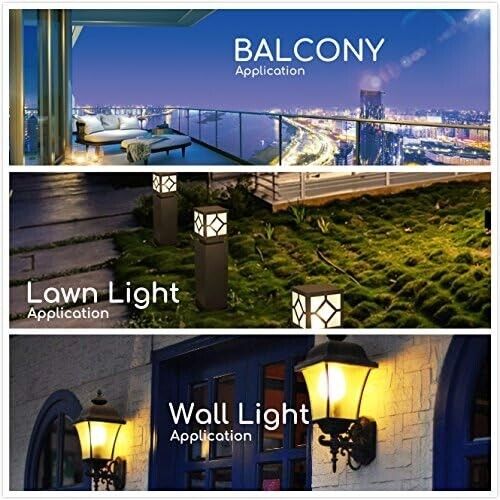 SINCELIGHT 9W B22 Dusk to Dawn Outdoor LED Lights Sensor Bulbs Auto On/Off Lamps