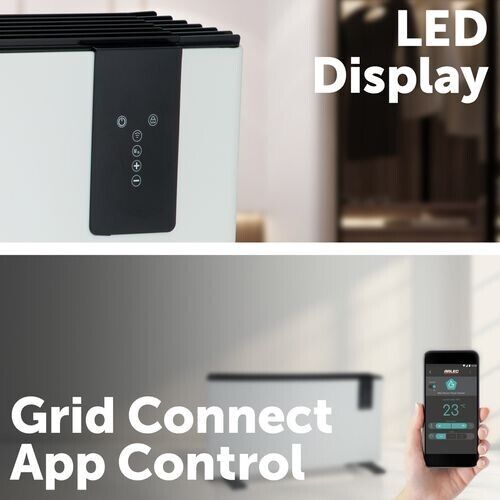 ARLEC 2400W SMART Wi-Fi Convection Heater Remote Control Grid Connect Wall Mount