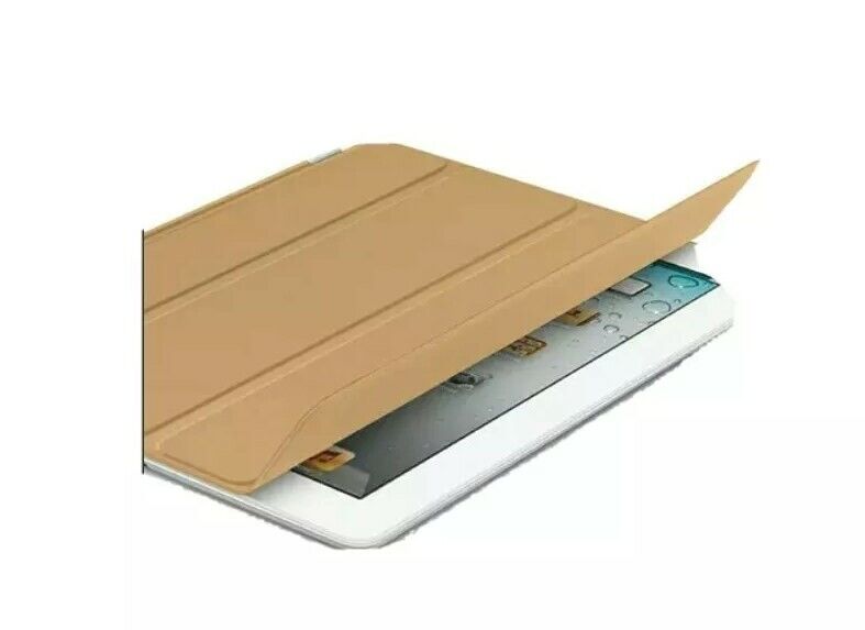 Genuine Apple iPad 2/3/4 Smart Cover Leather Tan (MD302FE/A)