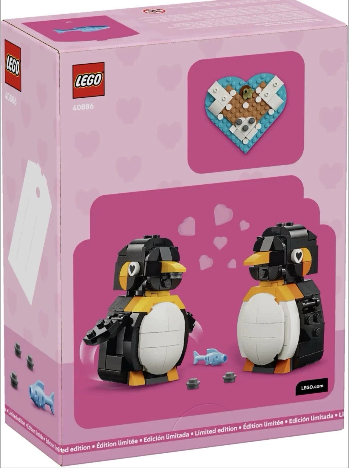 LEGO 40886 Seasonal Penguins in Love - Valentine's Day Gift
