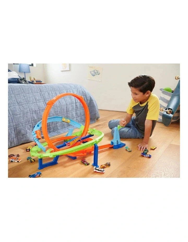 Hot wheels Loop Action Cyclone Play Set Hours of Racing Fun Toys