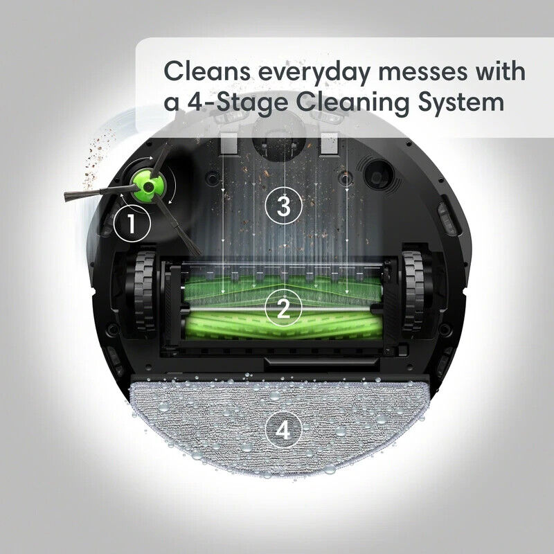 iRobot Roomba Combo i5 Vacuum Mop Robot Cleaner Mopping Cleaning Machine