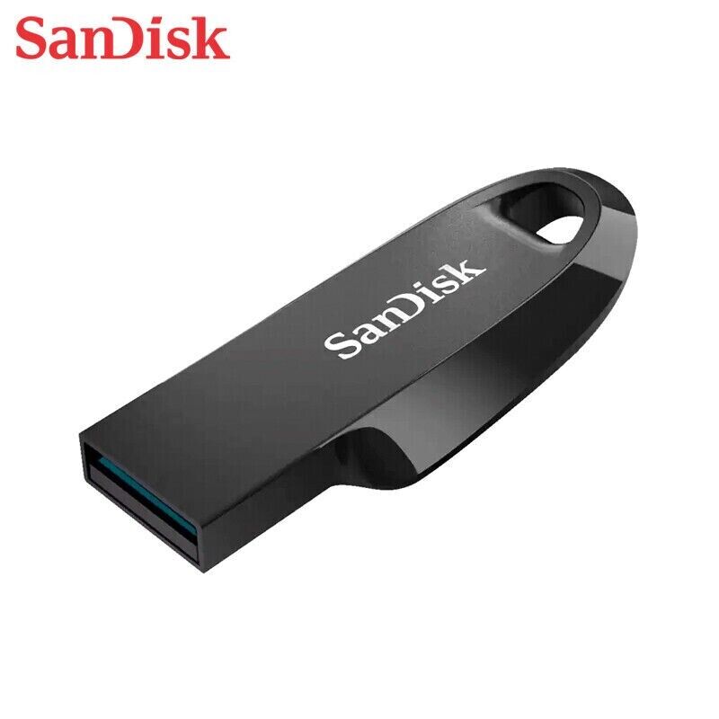 USB Flash Drive SanDisk Ultra Curve USB 3.2 Memory Stick Pen PC Mac CZ550