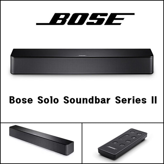 BOSE Solo Soundbar Series 2 Bluetooth TV Speaker with Remote, Wall Mount Kit 