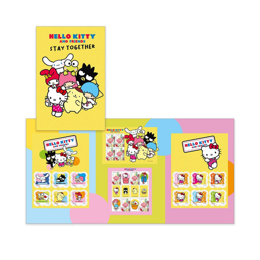2025 Hello Kitty And Friends Stay Together Stamp Pack | Australia Post NEW
