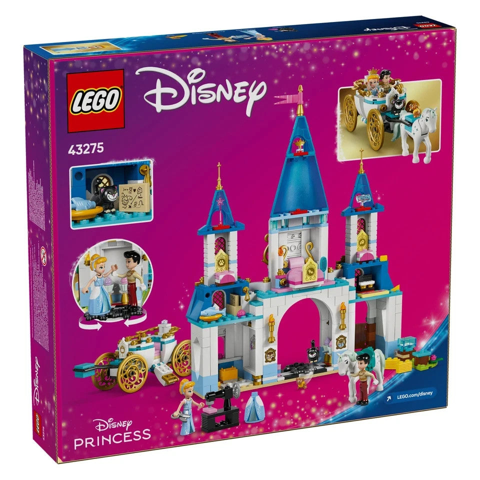 LEGO Disney Princess Cinderella's Castle and Horse Carriage (43275) NEW