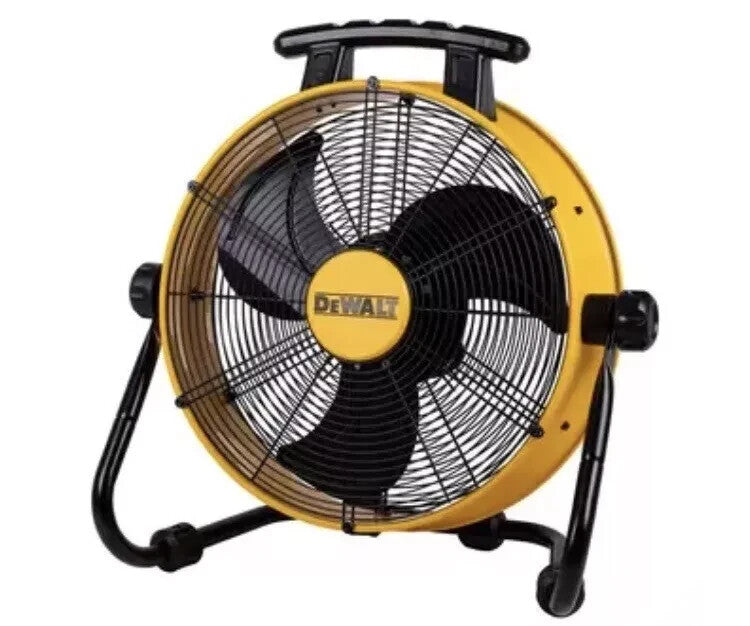 New Dewalt Drum Fan 45cm Quiet Industrial Drum Fan - Fast Free Post